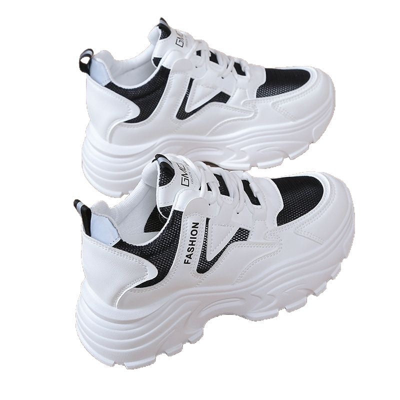 Women's Chunky Sneakers with sporty design and breathable upper material combination Mune Fashion