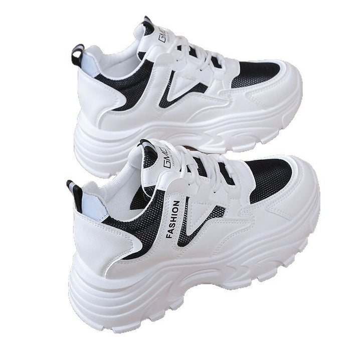 Women's Chunky Sneakers with sporty design and breathable upper material combination Mune Fashion