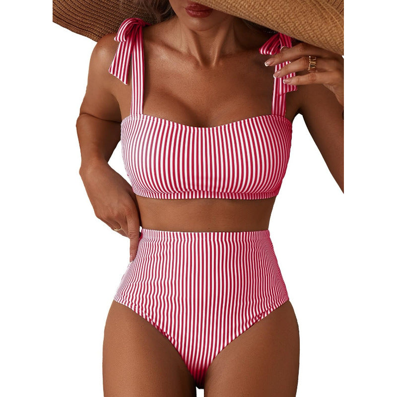 Women High Waist Swimsuit Mune Fashion
