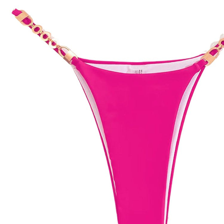 Women's Triangle Bikini with Decorative Chain Details Mune Fashion
