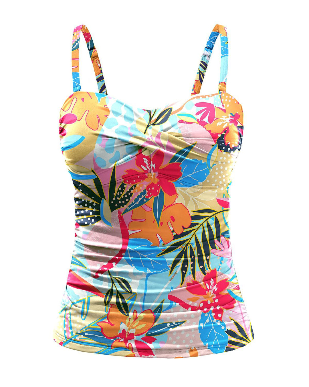Ladies Tankini with sophisticated wrap design Mune Fashion