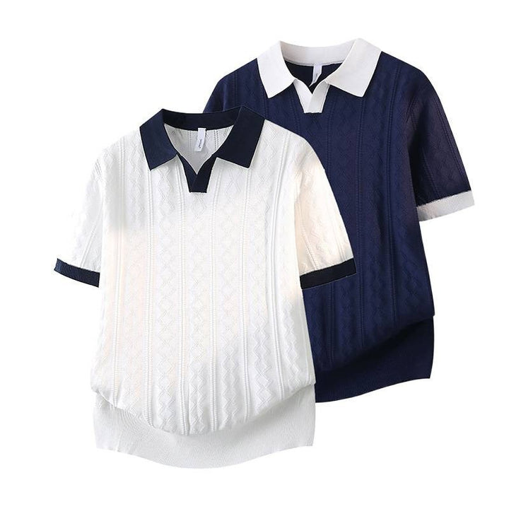 Women Elegant Polo Short Sleeve Shirt Mune Fashion