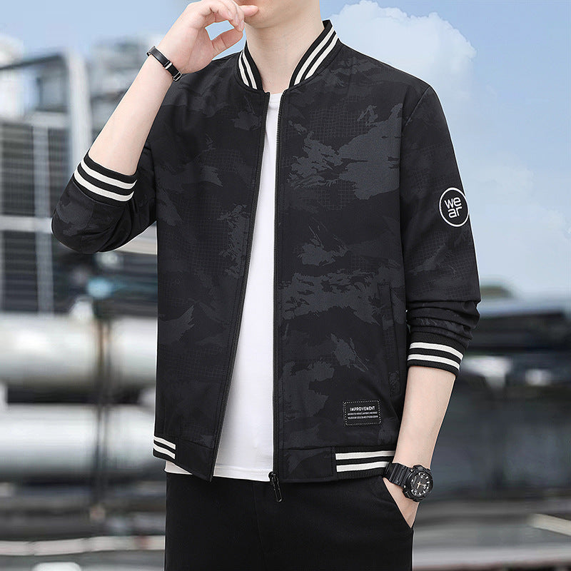 Men's Camouflage Bomber Jacket Mune Fashion