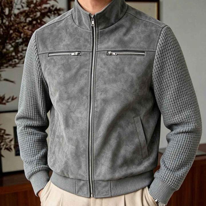 Men's Lifestyle Faux Leather Jacket Mune Fashion