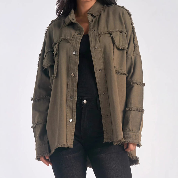 Women's Fashion Overshirt Jacket