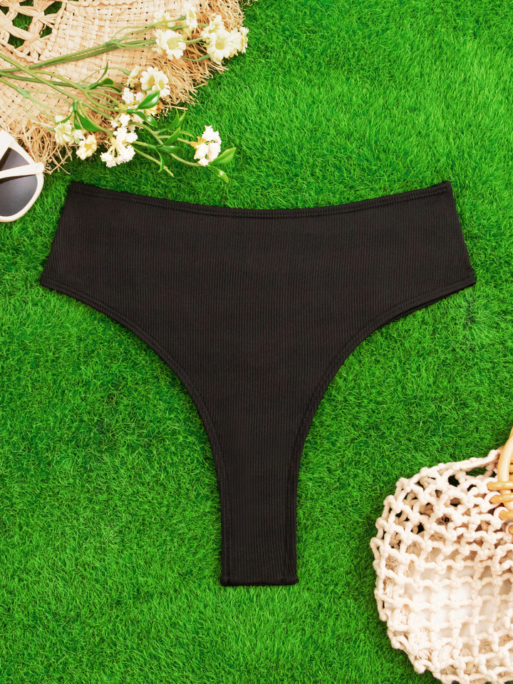 Women's High-Waisted Swim Shorts with Ruching Mune Fashion