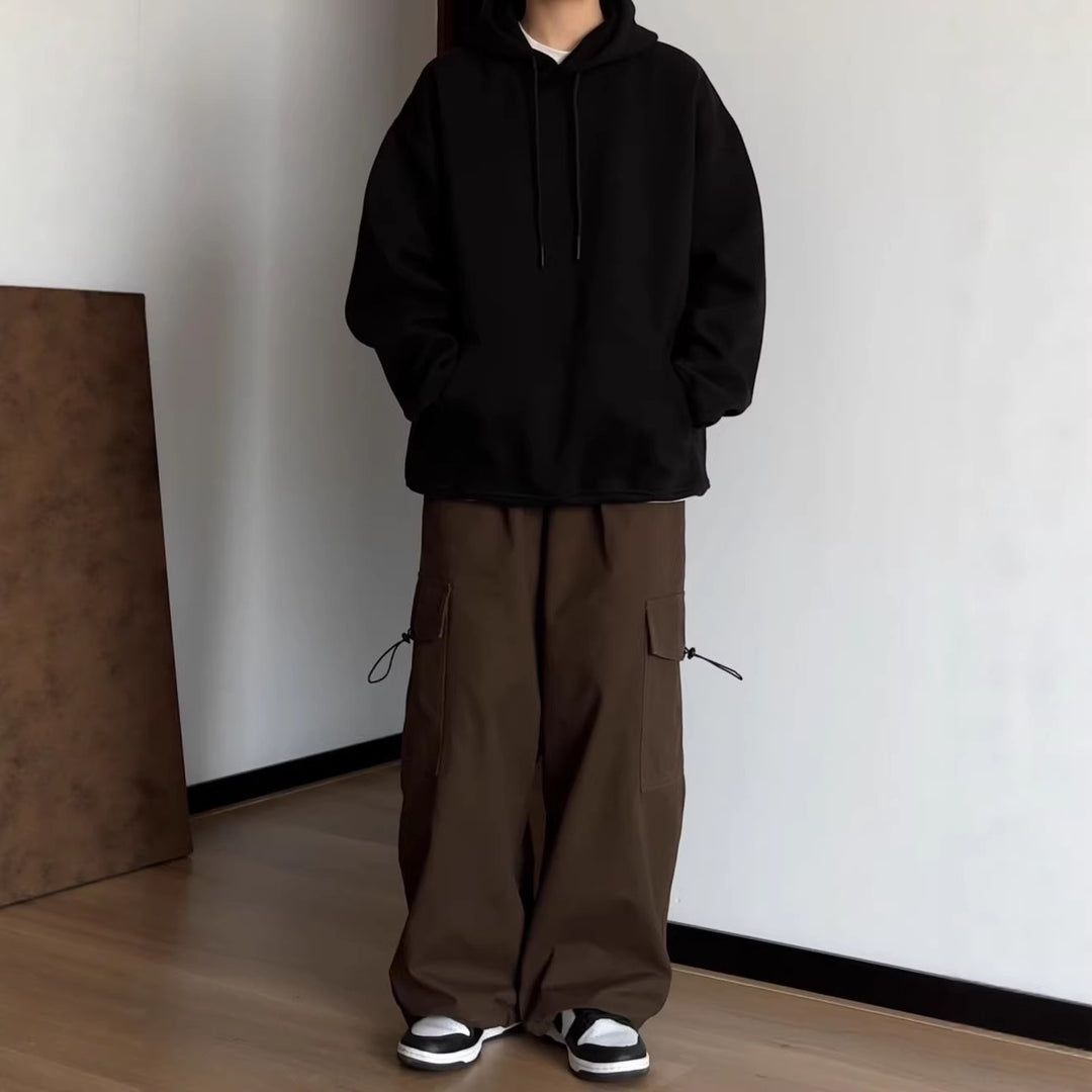 Men's Practical Cargo Pants with Adjustable Waist Mune Fashion