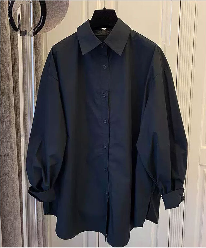 Women's Casual Cotton Blouse with Puff Sleeves Mune Fashion