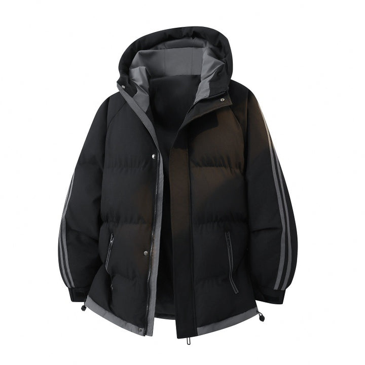 Men Warm Padded Quilted Jacket Mune Fashion