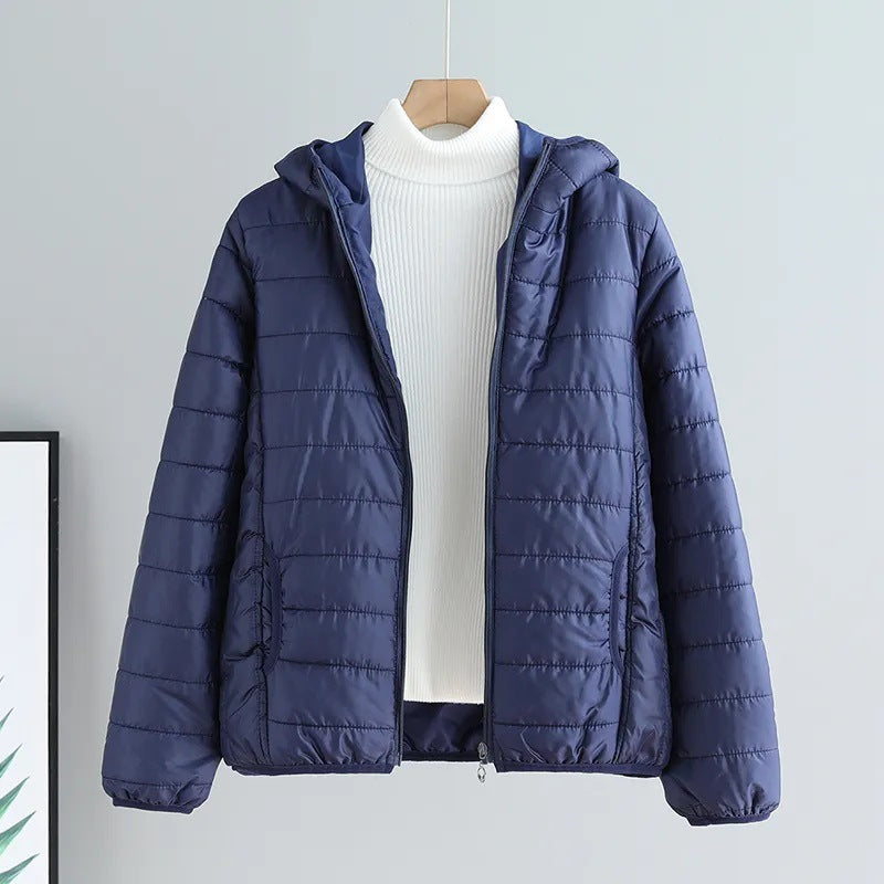 Women’s lightweight padded hoodie with thermal insulation Mune Fashion