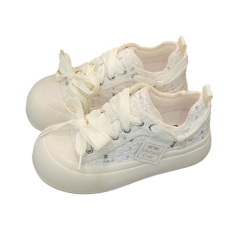 Ladies Vintage Sport Sneakers with comfortable rubber sole and soft upper material Mune Fashion