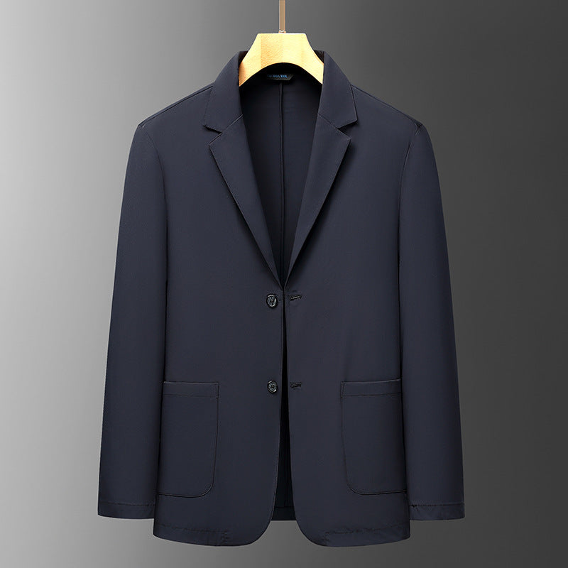 Men's Smart-Casual Travel Blazer made of Stretch-Travel Material with Patch Pockets Mune Fashion