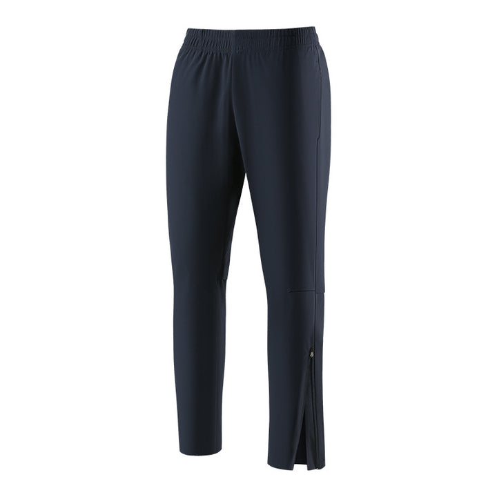 Women's sporty running pants with zippers