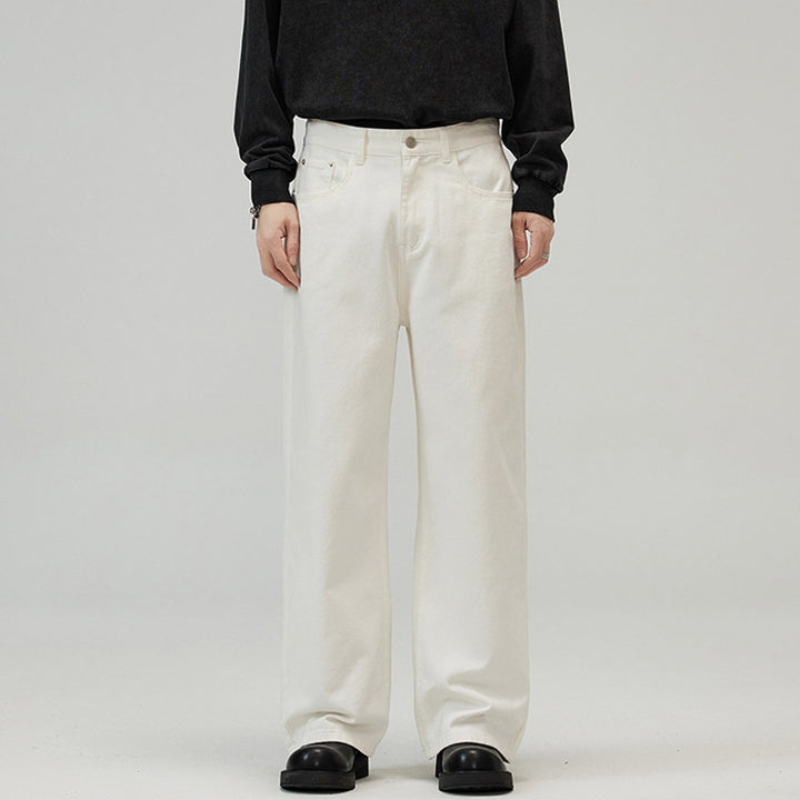 Men's Cotton Denim Marlene Pants with Extra Wide Leg Mune Fashion