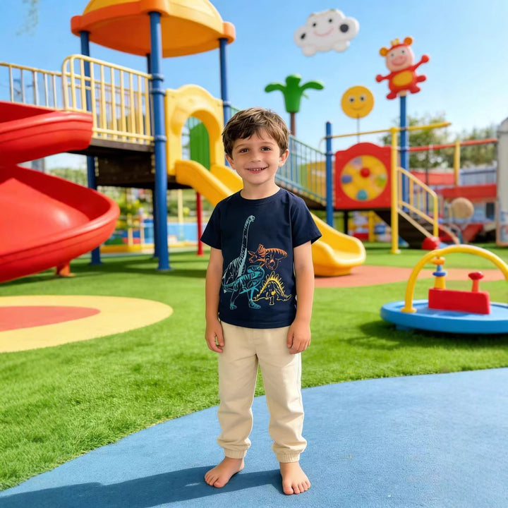 Boys T-shirt with exciting dinosaur design Mune Fashion
