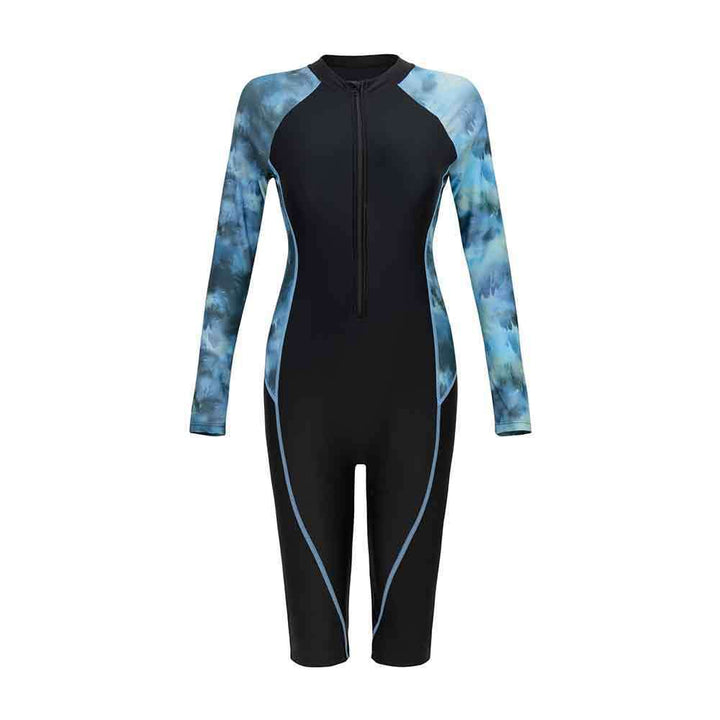 Women’s neoprene suit with long sleeves and full-length zipper Mune Fashion