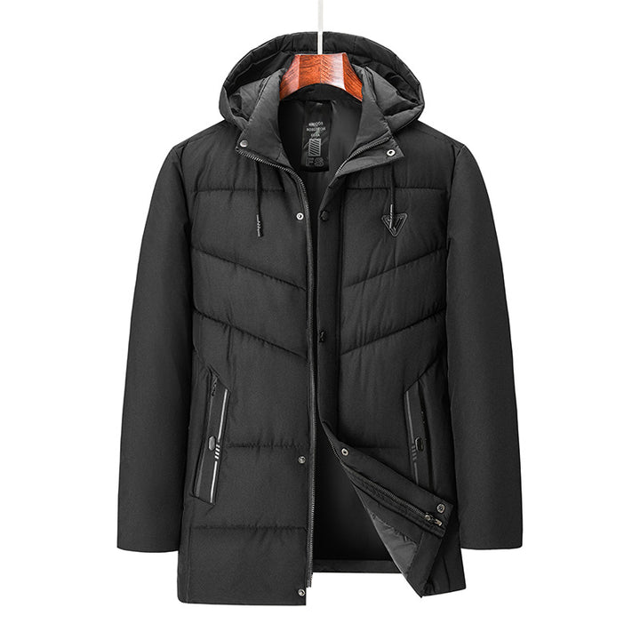 Men's multifunctional quilted jacket with hood Mune Fashion