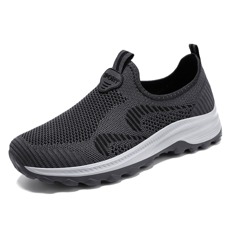 Women's seamless knit slip-on comfort sneaker with elastic sock shoe, shock-absorbing EVA midsole and grippy profile rubber sole Mune Fashion