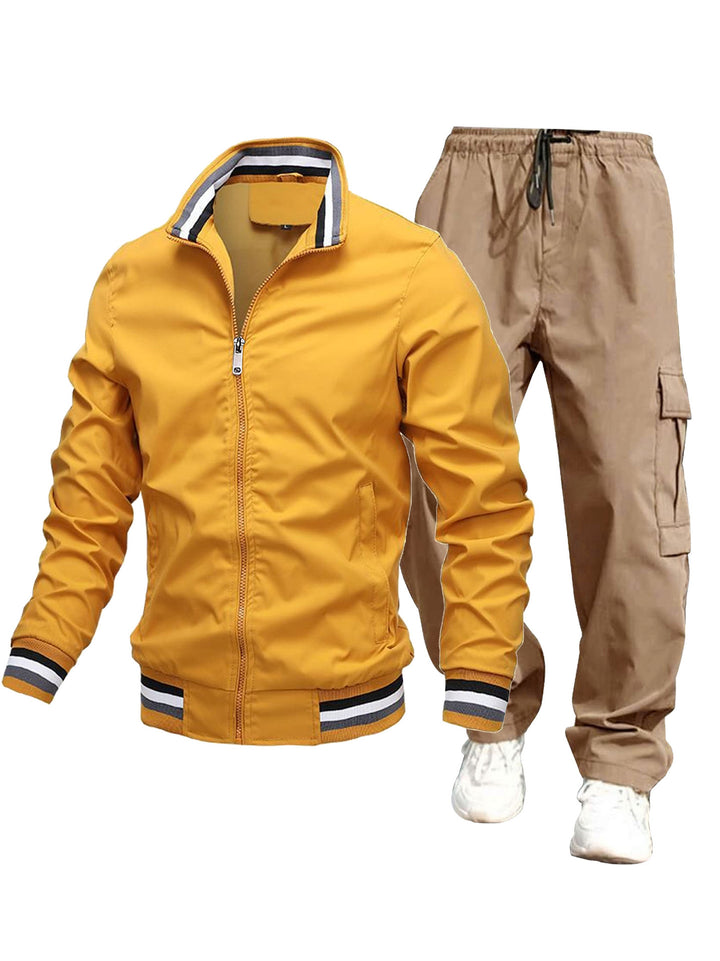 Men's Sports Jacket and Cargo Pants Mune Fashion