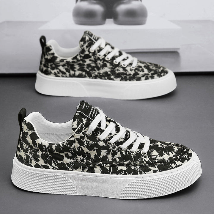 Women's Fashion Sneakers with Floral Pattern Mune Fashion