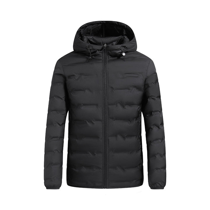 Men's nano ultra-light quilted down jacket with hood Mune Fashion