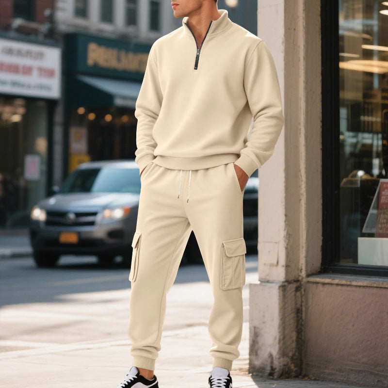 Men's nan Utility Cargo Jogging Pants with reinforced flap pockets and elastic drawstring waistband Mune Fashion