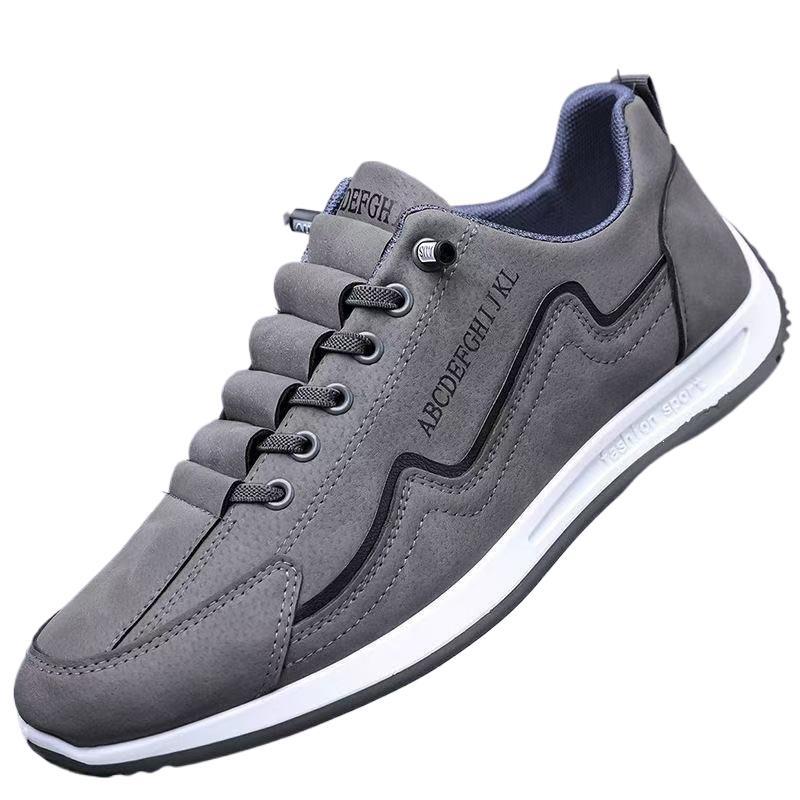 Men's sporty sneakers with innovative lacing system Mune Fashion