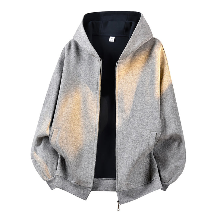 Men's Sporty Hooded Jacket