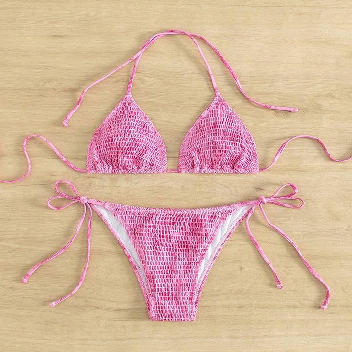 Women's Triangle Bikini Set with Adjustable Straps Mune Fashion