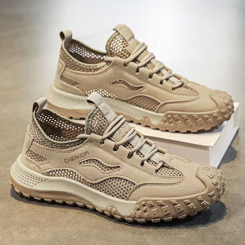 Women's Sporty Trail Sneakers with Non-Slip Sole and Breathable Mesh Construction Mune Fashion