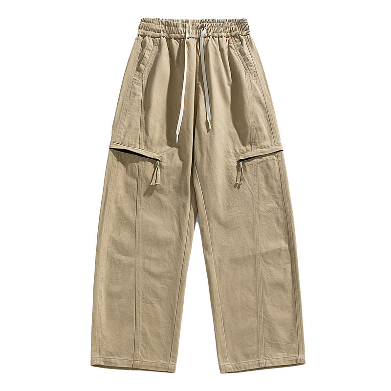 Men's Loose Cargo Jogging Pants in Baggy Cut with Drawstring & Multiple Pockets Mune Fashion