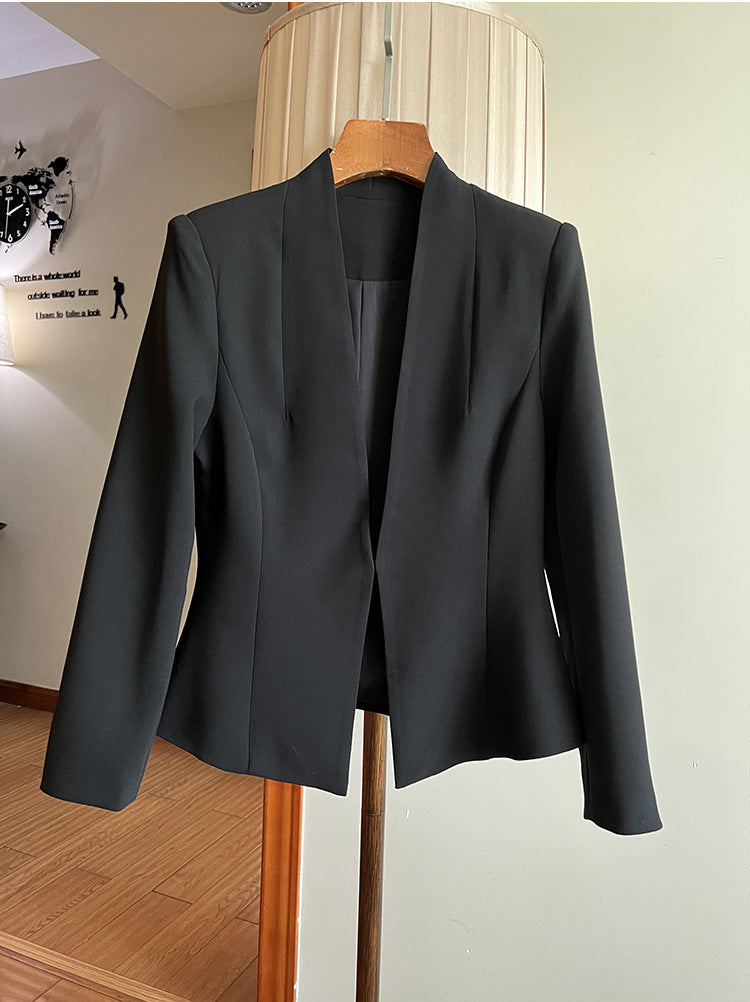 Ladies Elegant Blazer with Asymmetric Cut Mune Fashion
