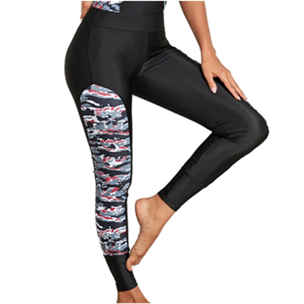 Ladies' surfing suit with fashionable camouflage patterns Mune Fashion