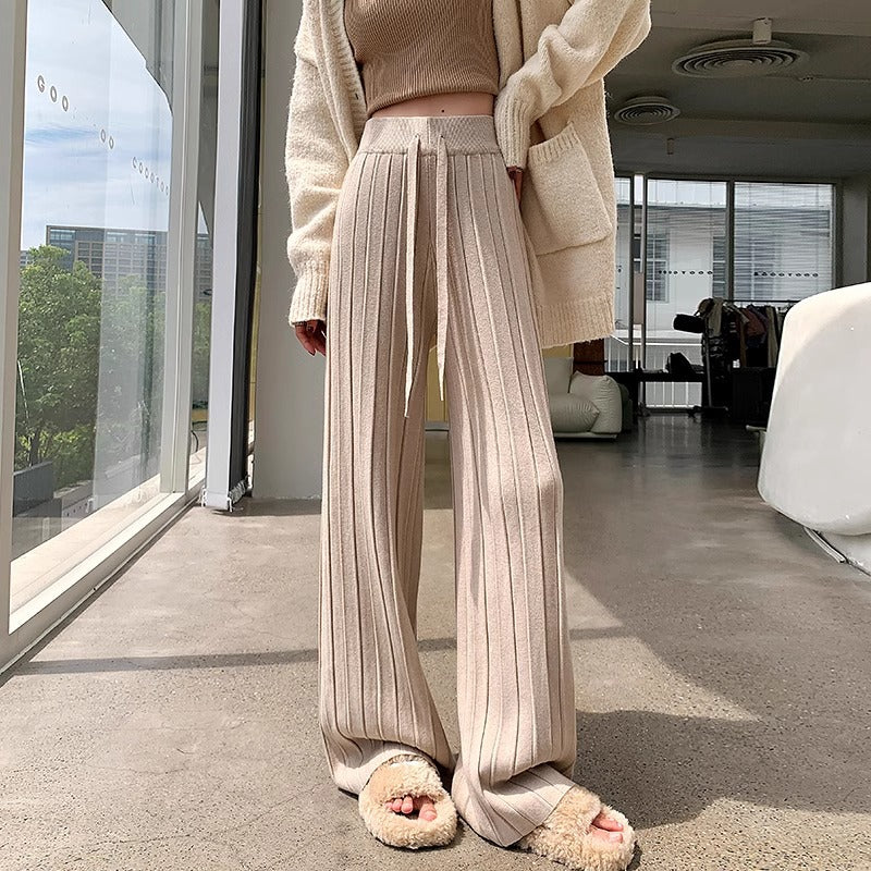 Women's High-Quality and Comfortable Pleated Trousers Mune Fashion