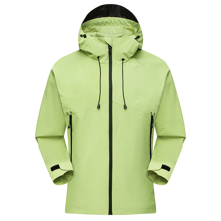 Men's Waterproof High-Visibility Shell Parka with Breathable Membrane, Adjustable Hood and Ventilation Mune Fashion