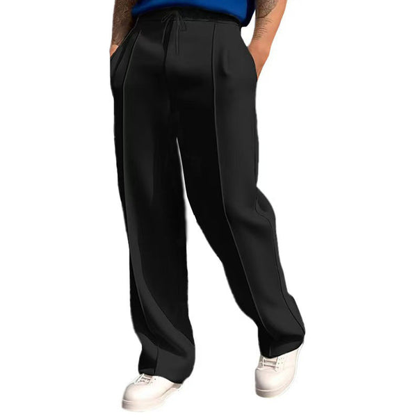 Men's Sporty Relaxed Fit Jogging Pants with Elastic Waistband and Side Pockets Mune