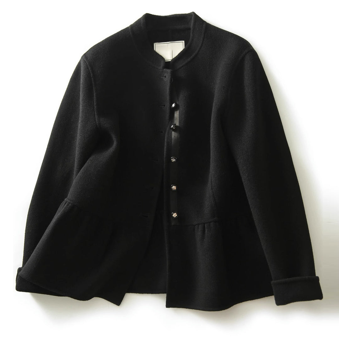 Women's Stylish Sweat Jacket with Button Details Mune Fashion