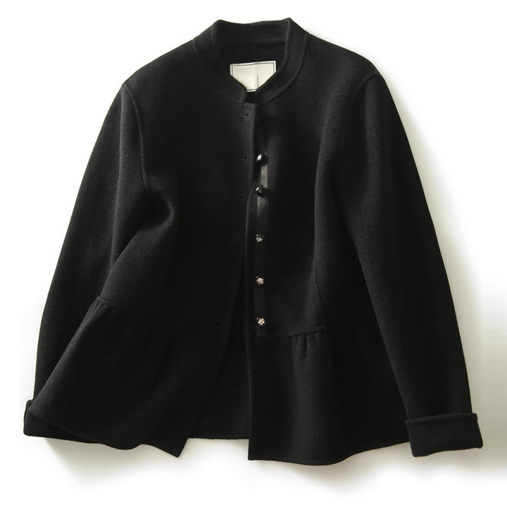 Women's Stylish Sweat Jacket with Button Details Mune Fashion