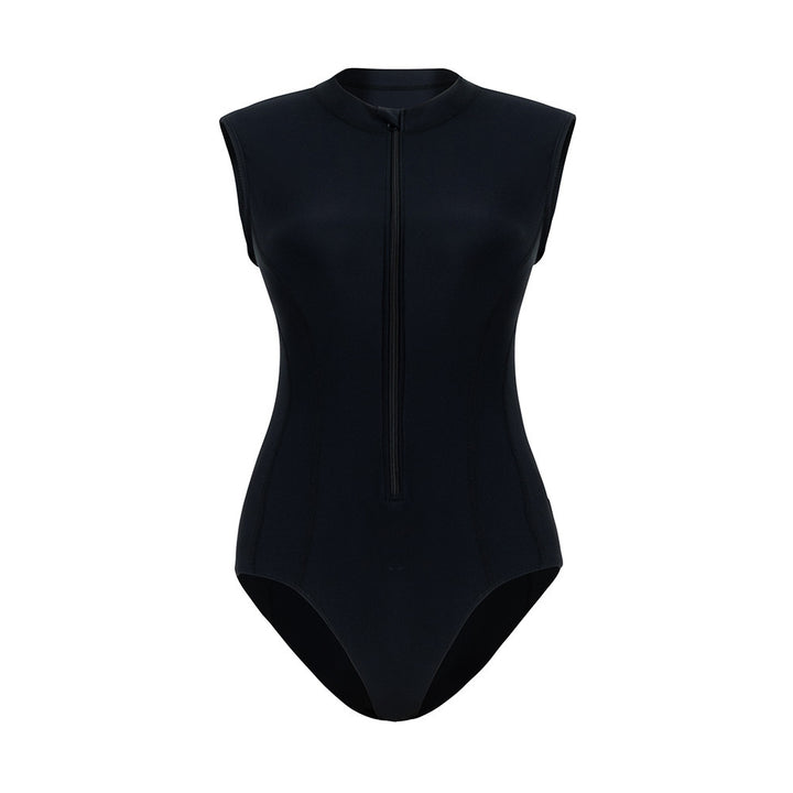Women’s Sporty One-Piece Swimsuit with High Neck Mune Fashion