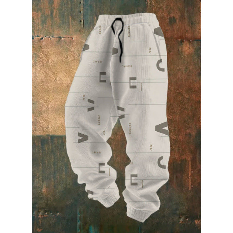 Women's Comfortable Leisure Pants with Creative Print Mune Fashion