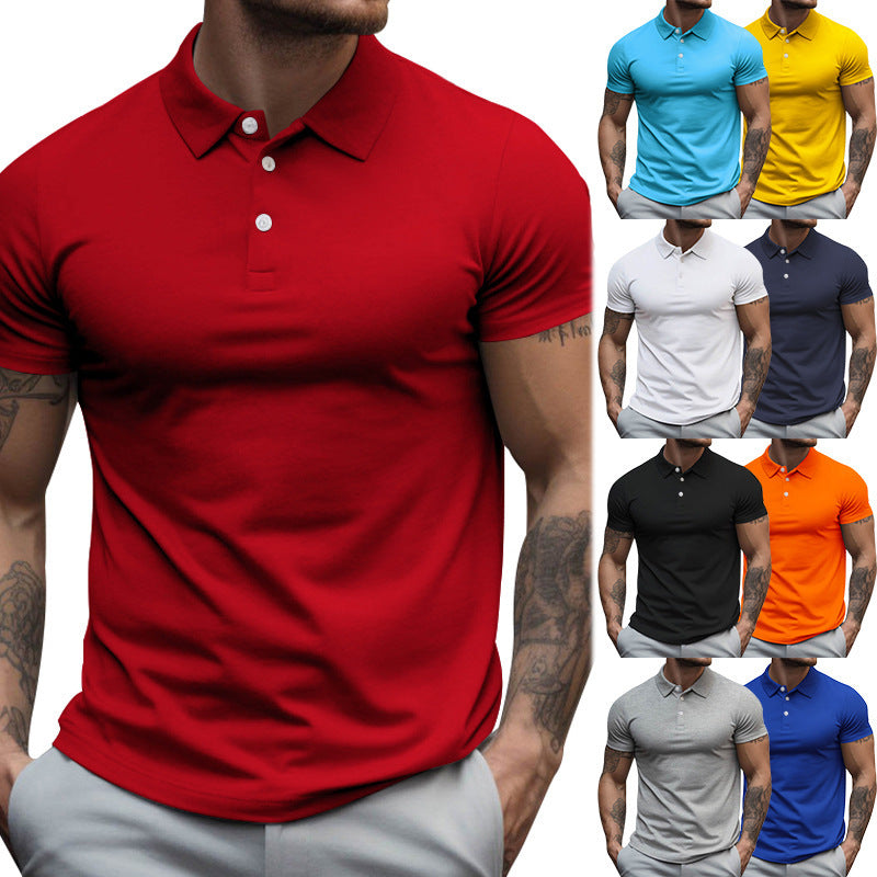Men's tailored elastic piqué polo shirt with classic collar Mune Fashion