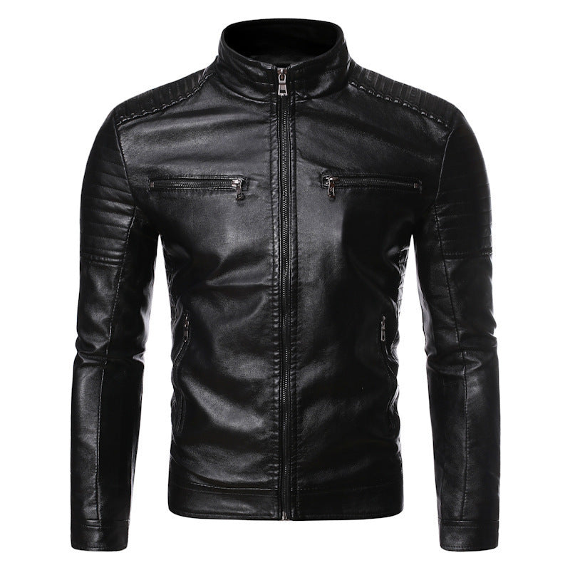 Men's Fashion Biker Jacket made of high-quality leather Mune Fashion