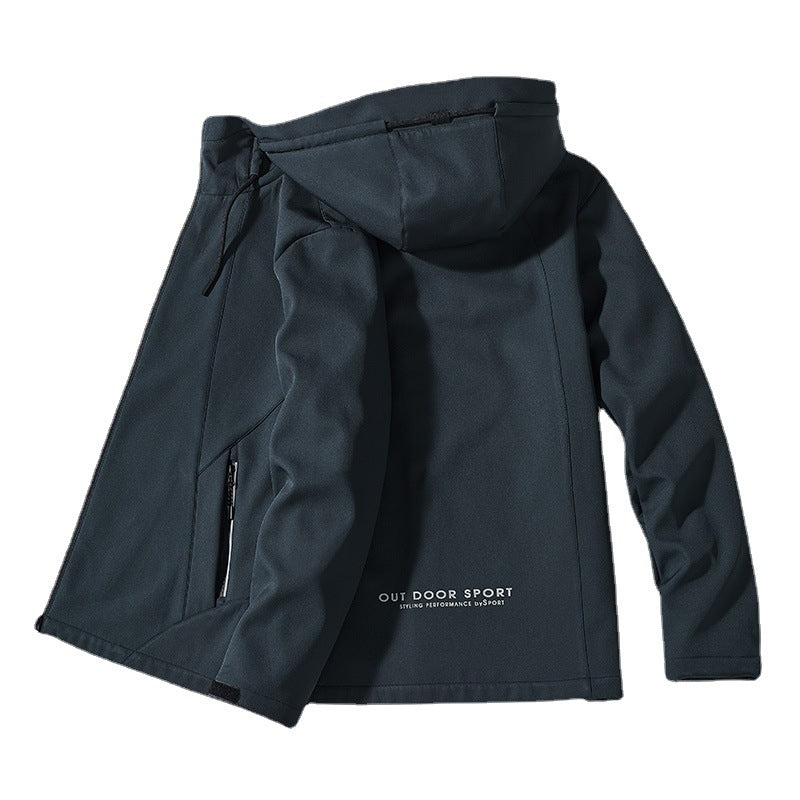 Women's tailored softshell jacket with hood and water-repellent membrane Mune Fashion