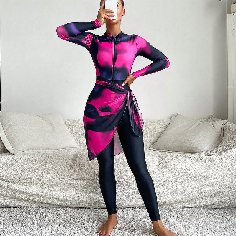 Ladies functional dress with elegant wrap design Mune Fashion