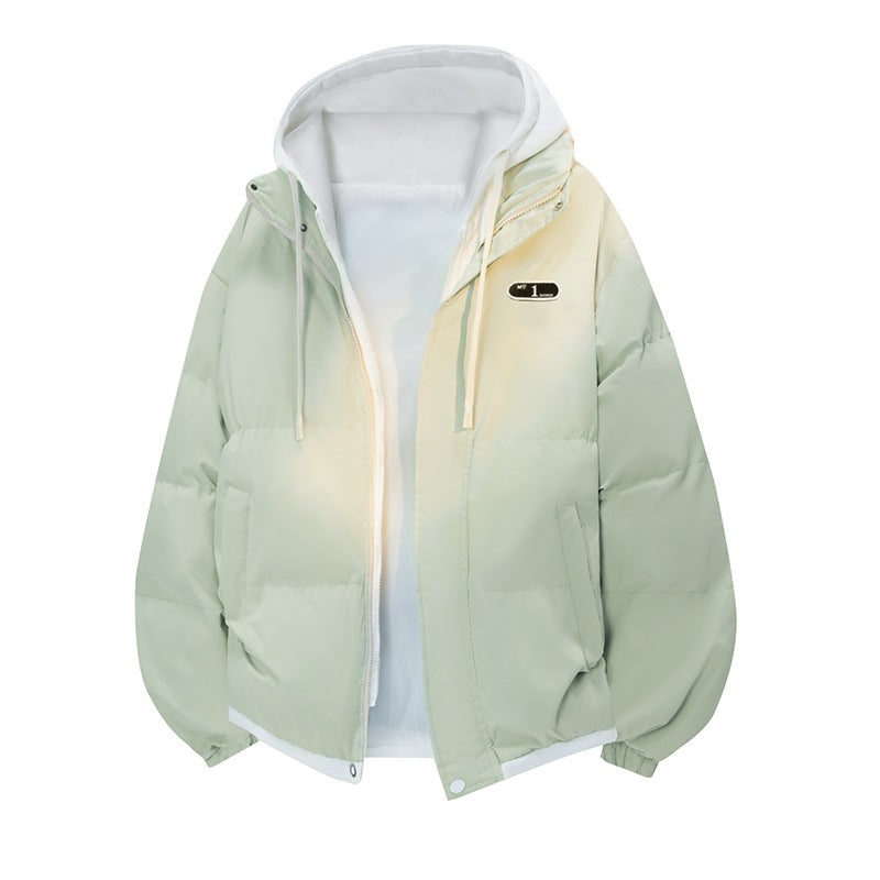 Women's Short Quilted Hooded Jacket with Light Thermal Insulation, Water-Repellent Shell & Elastic Hem Mune Fashion