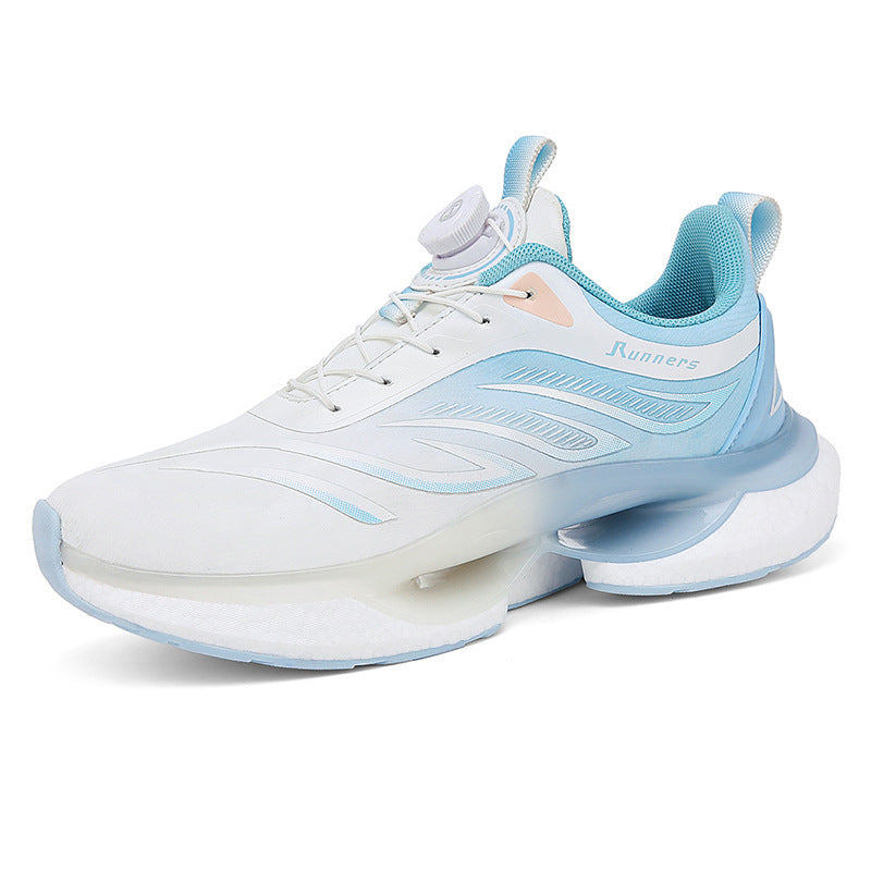 Men's nan innovative running shoe with twist closure, seamless knitted upper material and reactive air chamber cushioning Mune Fashion