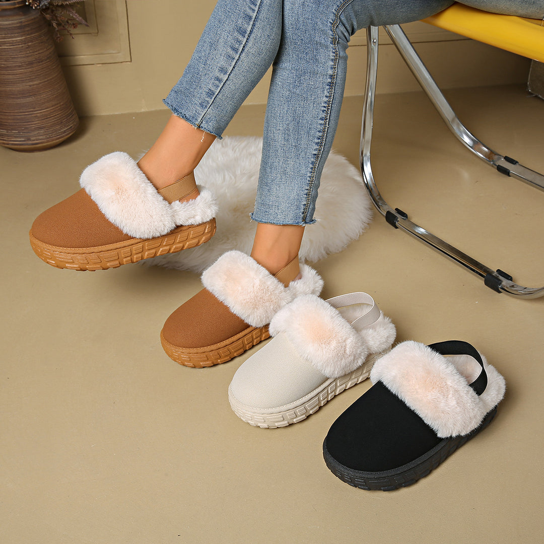 Ladies Padded Platform Slipper Clogs with Elastic Heel Strap Mune Fashion