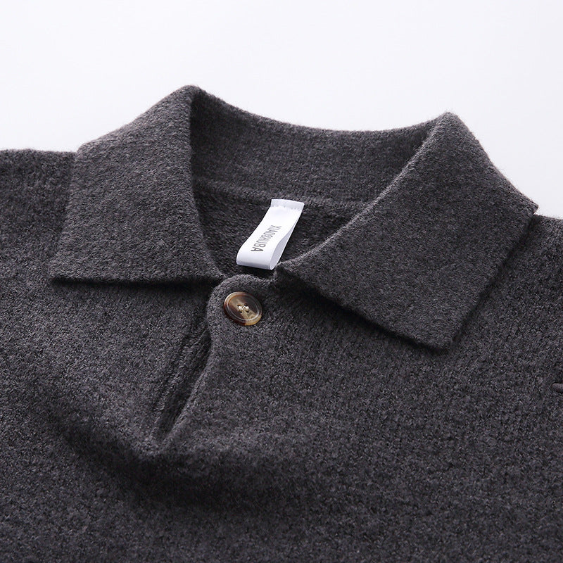 Women’s Fashionable Sweater with Stand-Up Collar Mune Fashion