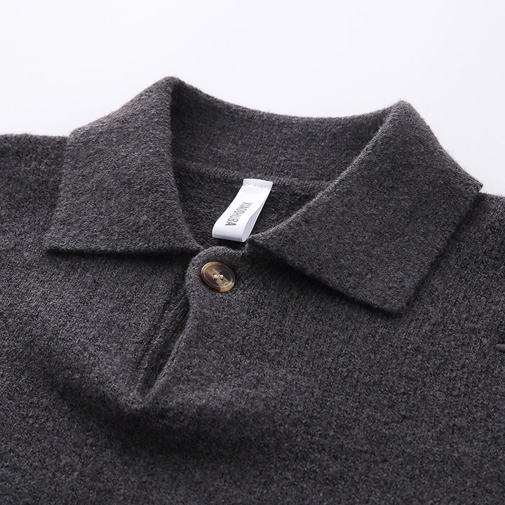 Women’s Fashionable Sweater with Stand-Up Collar Mune Fashion