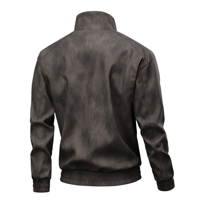 Men's Fashion Transitional Jacket with Practical Stand-Up Collar Mune Fashion